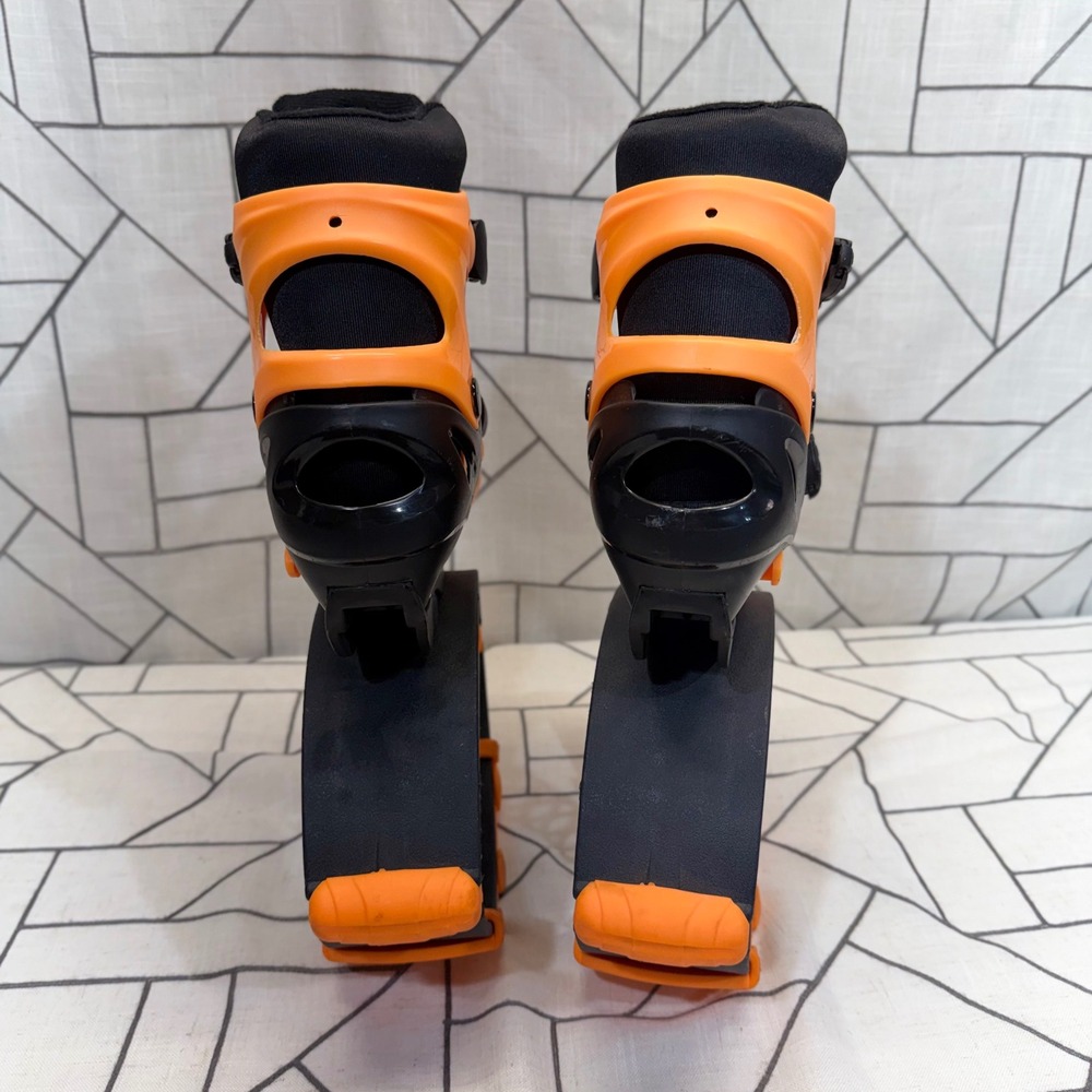 HearthSong Jumparoo Boing Boing Shoes Size 35-38 Orange Black Bouncing Boots - Picture 4 of 7